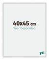 Miami Aluminium Fotokader 40x45cm Zilver Mat Voorzijde Maat | Yourdecoration.be