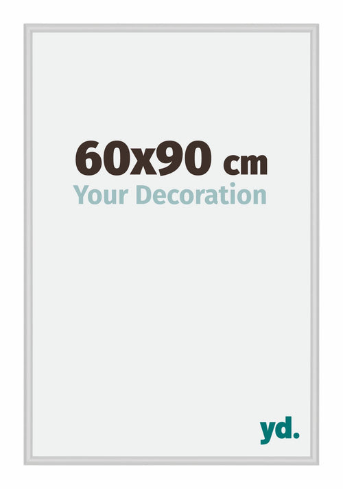 Miami Aluminium Fotokader 60x90cm Zilver Mat Voorzijde Maat | Yourdecoration.be