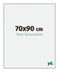 Miami Aluminium Fotokader 70x90cm Zilver Mat Voorzijde Maat | Yourdecoration.be