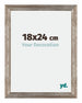 Mura MDF Fotokader 18x24cm Metaal Vintage Voorzijde Maat | Yourdecoration.be