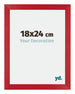 Mura MDF Fotokader 18x24cm Rood Voorzijde Maat | Yourdecoration.be