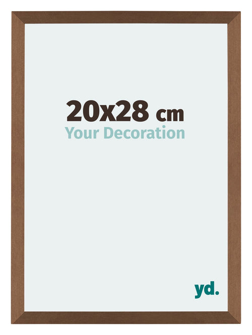 Mura MDF Fotokader 20x28cm Koper Decor Voorzijde Maat | Yourdecoration.be