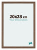Mura MDF Fotokader 20x28cm Walnoot Donker Voorzijde Maat | Yourdecoration.be