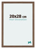 Mura MDF Fotokader 20x28cm Walnoot Donker Voorzijde Maat | Yourdecoration.be