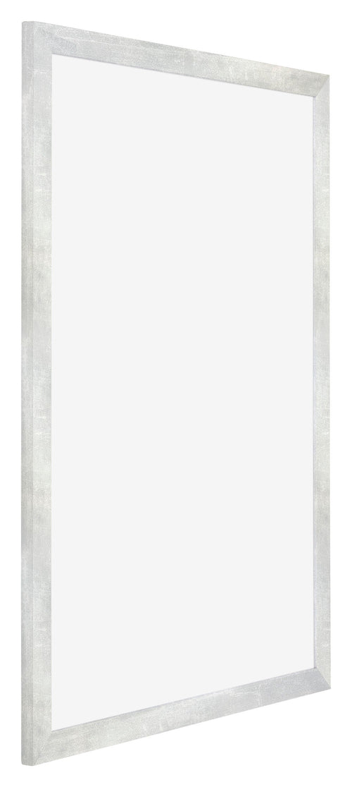 Mura MDF Fotokader 20x28cm Zilver Glanzend Vintage Voorzijde Schuin | Yourdecoration.be