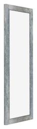 Mura MDF Fotokader 20x60 Ijzer Geveegd Voorzijde Schuin | Yourdecoration.be