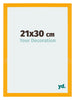 Mura MDF Fotokader 21x30cm Geel Voorzijde Maat | Yourdecoration.be
