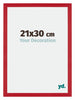 Mura MDF Fotokader 21x30cm Rood Voorzijde Maat | Yourdecoration.be