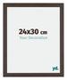 Mura MDF Fotokader 24x30cm Eiken Donker Voorzijde Maat | Yourdecoration.be