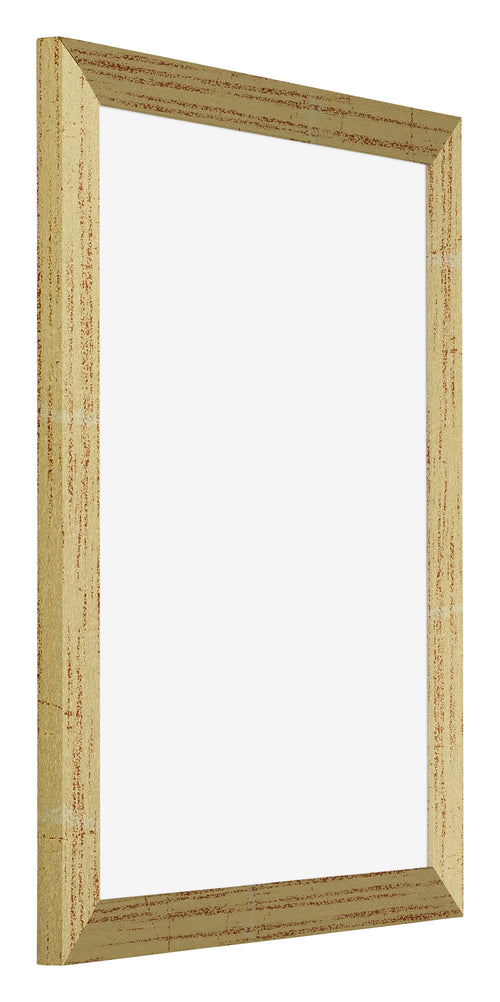 Mura MDF Fotokader 24x32cm Goud Glanzend Voorzijde Schuin | Yourdecoration.be