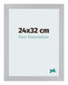 Mura MDF Fotokader 24x32cm Mat Zilver Voorzijde Maat | Yourdecoration.be