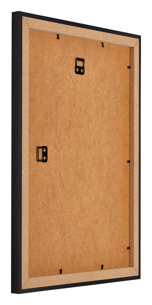 Mura MDF Fotokader 24x32cm Zwart Houtnerf Achterzijde Schuin | Yourdecoration.be