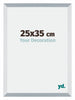 Mura MDF Fotokader 25x35cm Aluminium Geborsteld Voorzijde Maat | Yourdecoration.be