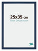 Mura MDF Fotokader 25x35cm Donkerblauw Geveegd Voorzijde Maat | Yourdecoration.be