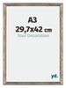Mura MDF Fotokader 29 7x42cm A3 Metaal Vintage Voorzijde Maat | Yourdecoration.be