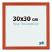 Mura MDF Fotokader 30x30cm Oranje Voorzijde Maat | Yourdecoration.be