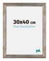 Mura MDF Fotokader 30x40cm Metaal Vintage Voorzijde Maat | Yourdecoration.be