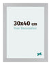 Mura MDF Fotokader 30x40cm Zilver Mat Voorzijde Maat | Yourdecoration.be