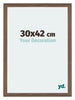 Mura MDF Fotokader 30x42cm Walnoot Donker Voorzijde Maat | Yourdecoration.be