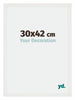 Mura MDF Fotokader 30x42cm Wit Hoogglans Voorzijde Maat | Yourdecoration.be