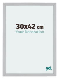 Mura MDF Fotokader 30x42cm Zilver Mat Voorzijde Maat | Yourdecoration.be