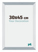 Mura MDF Fotokader 30x45cm Aluminium Geborsteld Voorzijde Maat | Yourdecoration.be