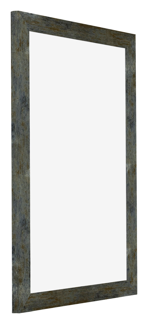 Mura MDF Fotokader 30x45cm Blauw Goud Gemeleerd Voorzijde Schuin | Yourdecoration.be