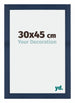 Mura MDF Fotokader 30x45cm Donkerblauw Geveegd Voorzijde Maat | Yourdecoration.be