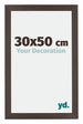 Mura MDF Fotokader 30x50cm Eiken Donker Voorzijde Maat | Yourdecoration.be