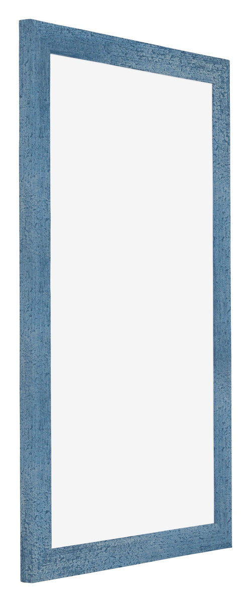 Mura MDF Fotokader 30x50cm Helder Blauw Geveegd Voorzijde Schuin | Yourdecoration.be