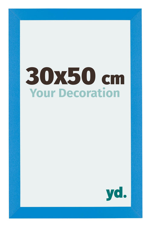Mura MDF Fotokader 30x50cm Helder Blauw Voorzijde Maat | Yourdecoration.be