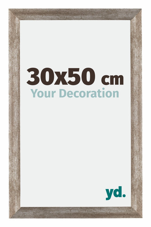 Mura MDF Fotokader 30x50cm Metaal Vintage Voorzijde Maat | Yourdecoration.be