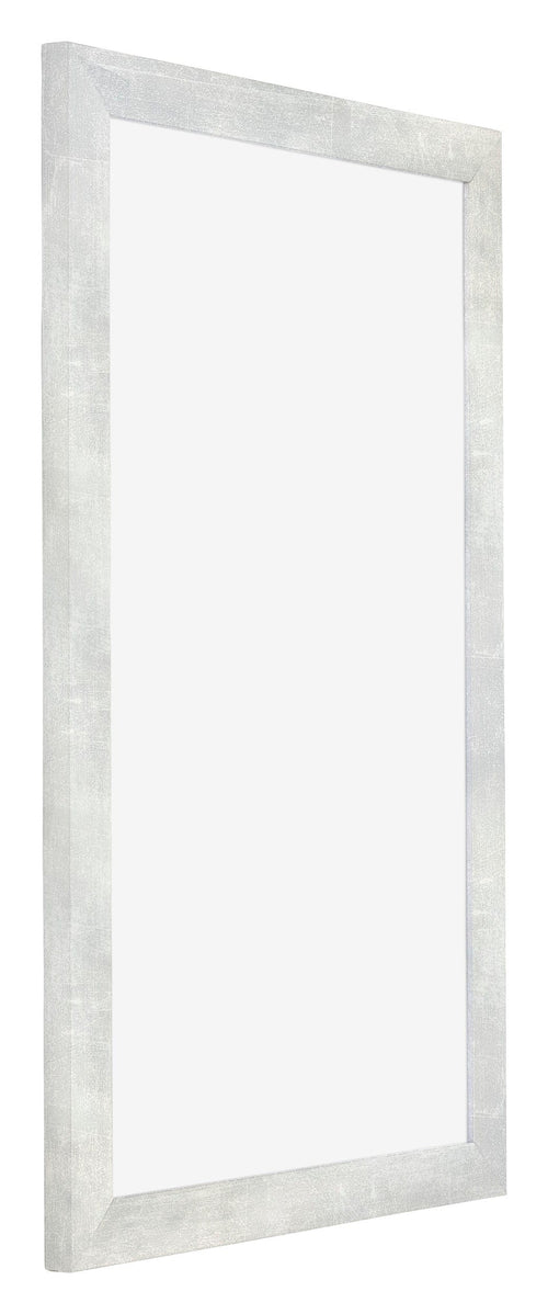 Mura MDF Fotokader 30x50cm Zilver Glanzend Vintage Voorzijde Schuin | Yourdecoration.be