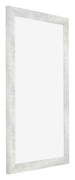 Mura MDF Fotokader 30x50cm Zilver Glanzend Vintage Voorzijde Schuin | Yourdecoration.be