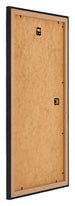 Mura MDF Fotokader 30x60cm Zwart Houtnerf Achterzijde Schuin | Yourdecoration.be
