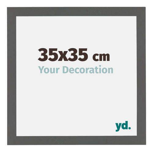 Mura MDF Fotokader 35x35cm Antraciet Maat | Yourdecoration.be