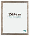 Mura MDF Fotokader 35x45cm Metaal Vintage Voorzijde Maat | Yourdecoration.be