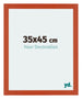 Mura MDF Fotokader 35x45cm Oranje Voorzijde Maat | Yourdecoration.be
