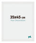 Mura MDF Fotokader 35x45cm Wit Hoogglans Voorzijde Maat | Yourdecoration.be