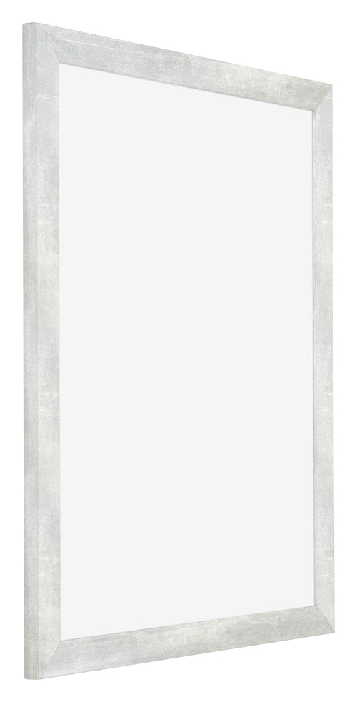 Mura MDF Fotokader 36x49cm Zilver Glanzend Vintage Voorzijde Schuin | Yourdecoration.be