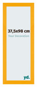 Mura MDF Fotokader 37 5x98cm Geel Voorzijde Maat | Yourdecoration.be