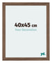 Mura MDF Fotokader 40x45cm Walnoot Donker Voorzijde Maat | Yourdecoration.be