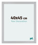 Mura MDF Fotokader 40x45cm Zilver Mat Voorzijde Maat | Yourdecoration.be