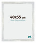 Mura MDF Fotokader 40x55cm Zilver Glanzend Vintage Voorzijde Maat | Yourdecoration.be