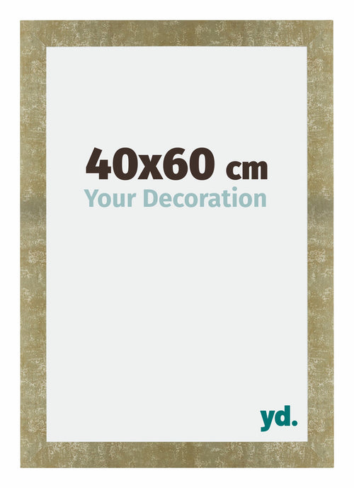 Mura MDF Fotokader 40x60cm Goud Antiek Voorzijde Maat | Yourdecoration.be