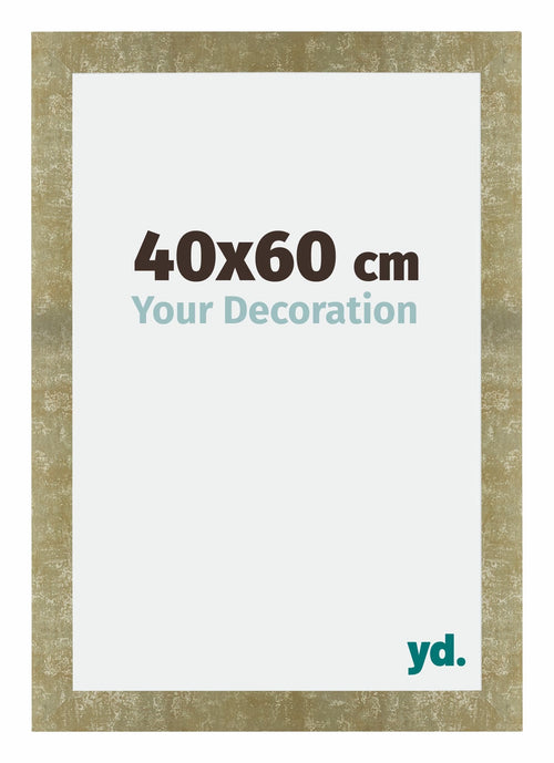 Mura MDF Fotokader 40x60cm Goud Antiek Voorzijde Maat | Yourdecoration.be