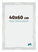 Mura MDF Fotokader 40x60cm Zilver Glanzend Vintage Voorzijde Maat | Yourdecoration.be