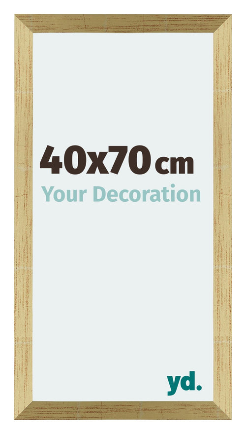 Mura MDF Fotokader 40x70cm Goud Glanzend Voorzijde Maat | Yourdecoration.be