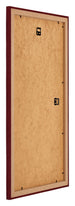 Mura MDF Fotokader 40x70cm Wijnrood Geveegd Achterzijde Schuin | Yourdecoration.be