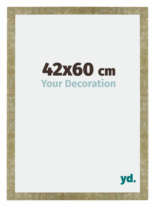 Mura MDF Fotokader 42x60cm Goud Antiek Voorzijde Maat | Yourdecoration.be